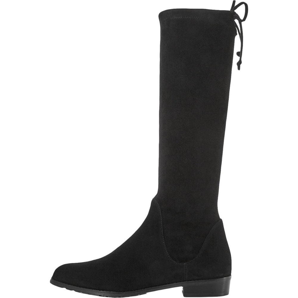 Stuart Weitzman black suede boots with original dust bag